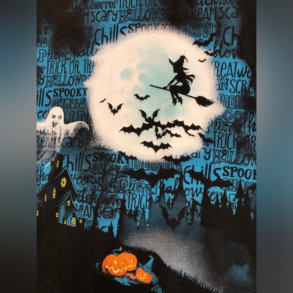 Celebrate Halloween women’s Tee medium 8 to 10 - Picture 1 of 6